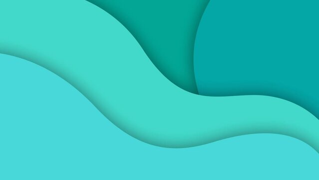 Turquoise Papercut Motion Backgrounds. For compositing over your footage, stylizing video, transitions.
