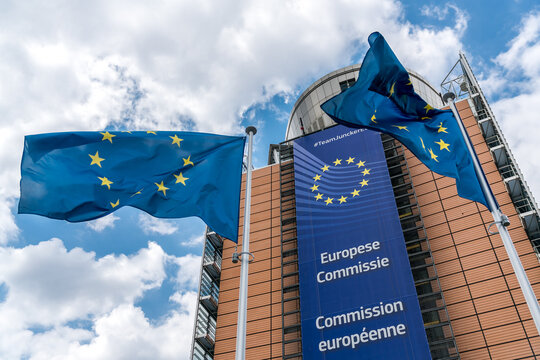 07.01.2019 Brussels, Belgium - The Berlaymont building - headquaters of the European Commission