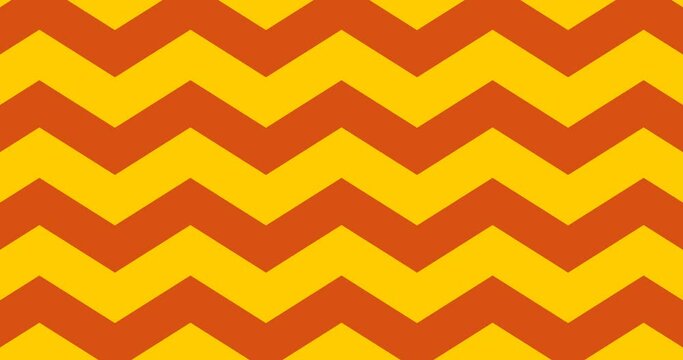 yellow red zig zag geometry background animation