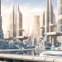 Futuristic city