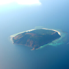 Island from top view