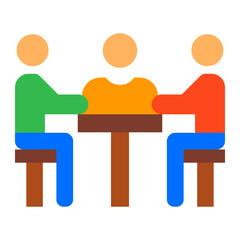 Meeting Flat Icon
