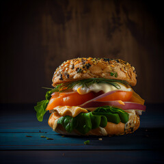 Bagel Sandwich - Generative AI	