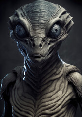 Fototapeta premium Generative AI. Alien Heads No.82