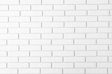 White brick wall as background