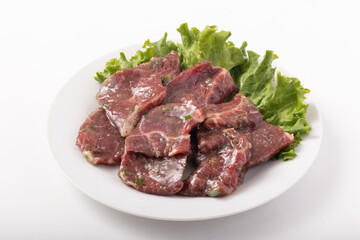 味付け牛モモ肉　焼き肉用