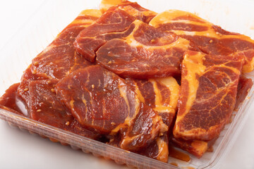豚肩ロース焼き肉用　(味付け)