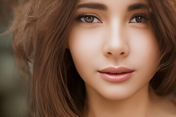 Obraz premium 女性AI作成 with generative ai