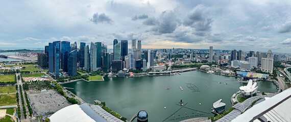 Singapore Marina Cityscape
