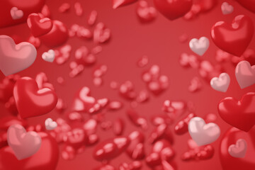 Valentine's Background Hearts Background