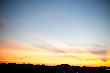 夕暮れ