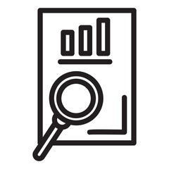 analysis line icon