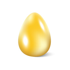 shiny egg. 3d template. Modern realistic 3d design. Vector illustration.