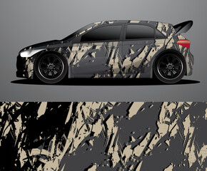 Car Wrap design for company, decal, wrap, and sticker. vector eps10