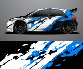 Car Wrap design for company, decal, wrap, and sticker. vector eps10