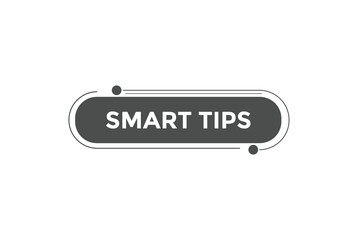 Smart tips button web banner templates. Vector Illustration
