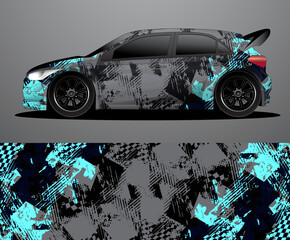 Car Wrap design for company, decal, wrap, and sticker. vector eps10