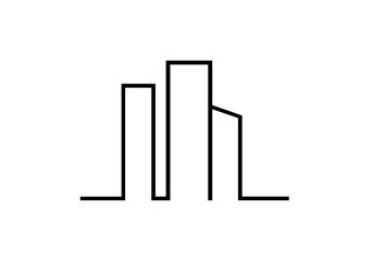 house building logo design template.icon for science technology