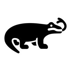 komodo glyph icon
