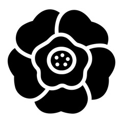 rafflesia glyph icon