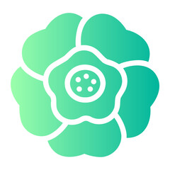 rafflesia gradient icon