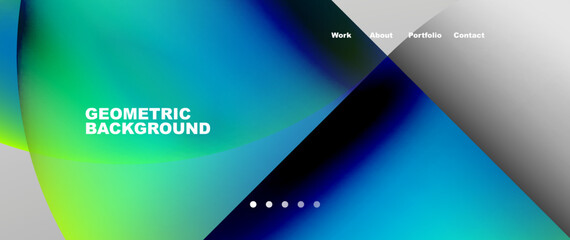 Fototapeta premium Circles and round elements abstract background design for wallpaper, banner, background, landing page, wall art, invitation, prints