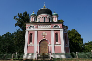 Fototapeta na wymiar Russische Kirche in Potsdam