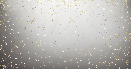 Gold and silver confetti background 