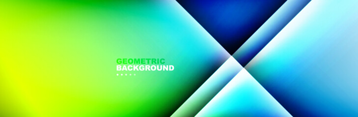 Abstract background - squares and lines composition created with lights and shadows. Technology or business digital template. Trendy simple fluid color gradient abstract background