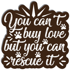You can't buy love but you can rescue it