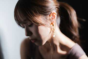 Naklejka premium クールな女性