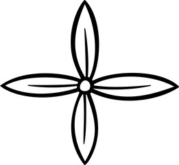 Japanese flower doodle