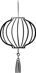 Japanese lantern doodle