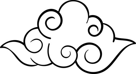 Japanese cloud doodle