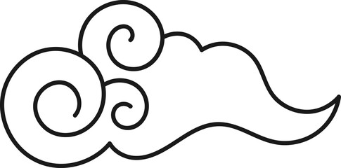 Japanese cloud doodle