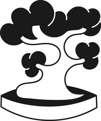 Japanese bonsai doodle