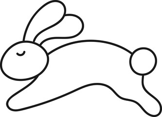 Cute rabbit doodle