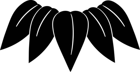 Japanese ornamental leaf doodle