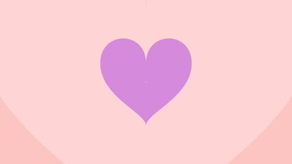 Valentine Love Heart infinite heart transition element background in 4K UHD resolution, High quality seamless looping background. Heart Wipe in Alpha. - Powered by Adobe