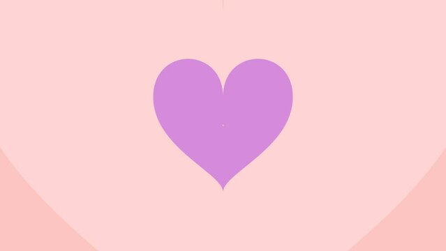 Valentine Love Heart infinite heart transition element background in 4K UHD resolution, High quality seamless looping background. Heart Wipe in Alpha.