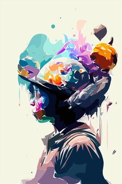 Mind Blowing  Abstract Digital Illustrations Painting Concept Art Part#200123