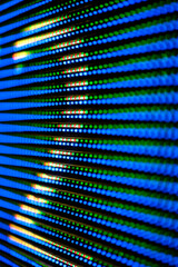Naklejka premium Detalle LED Número Dos