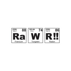 Periodic table design quote