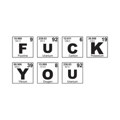 Periodic table design quote