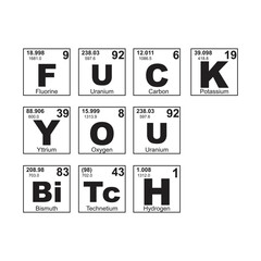 Periodic table design quote