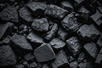 Anthracite Texture Background.  Created with Generative AI Technology