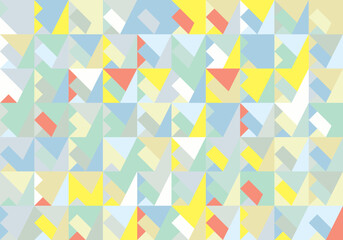 modern mid century colorful geometrical design	 background
