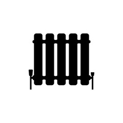 radiator icon on white background