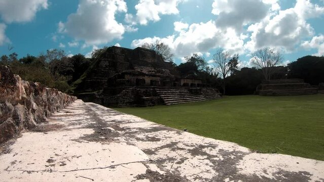 Timelapse in Altun Ha, Mayan Temple in Belize