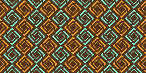 Seamless pattern ethnic geometric square. Vector illustration. Good quality. Good design